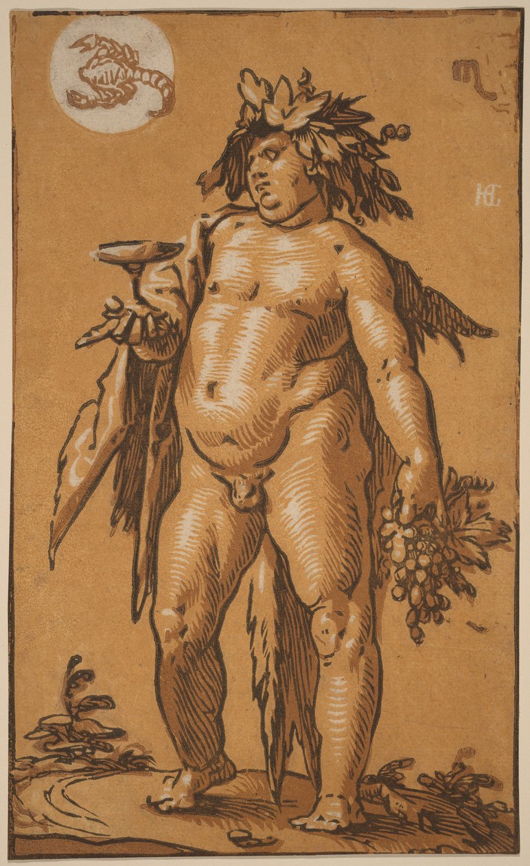 Bacchus by Hendrick Goltzius
