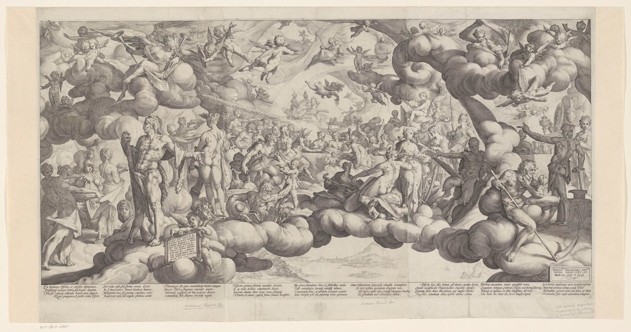 Wedding of Cupid and Psyche by Hendrick Goltzius
