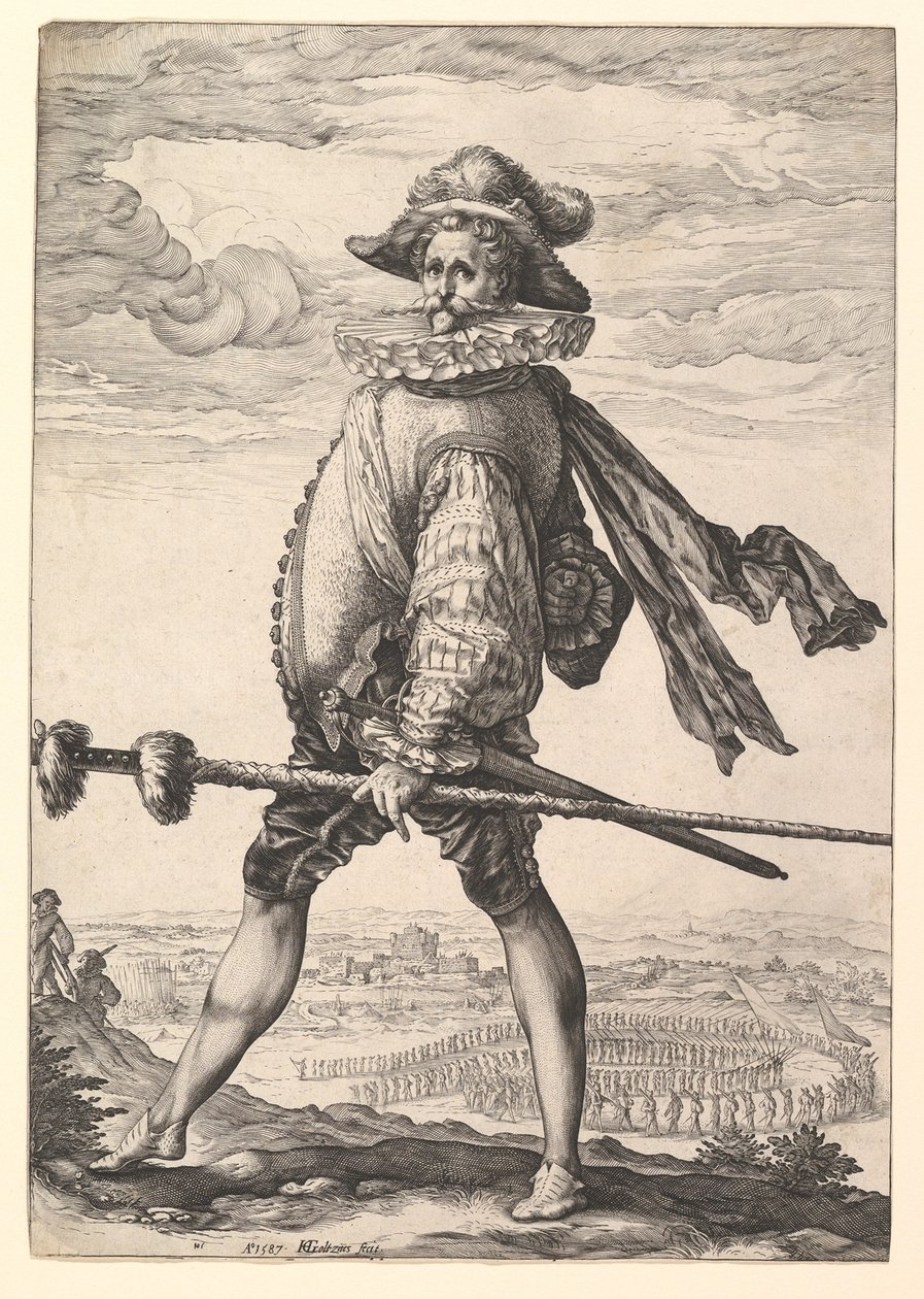 Captain of Infantry by Hendrick Goltzius