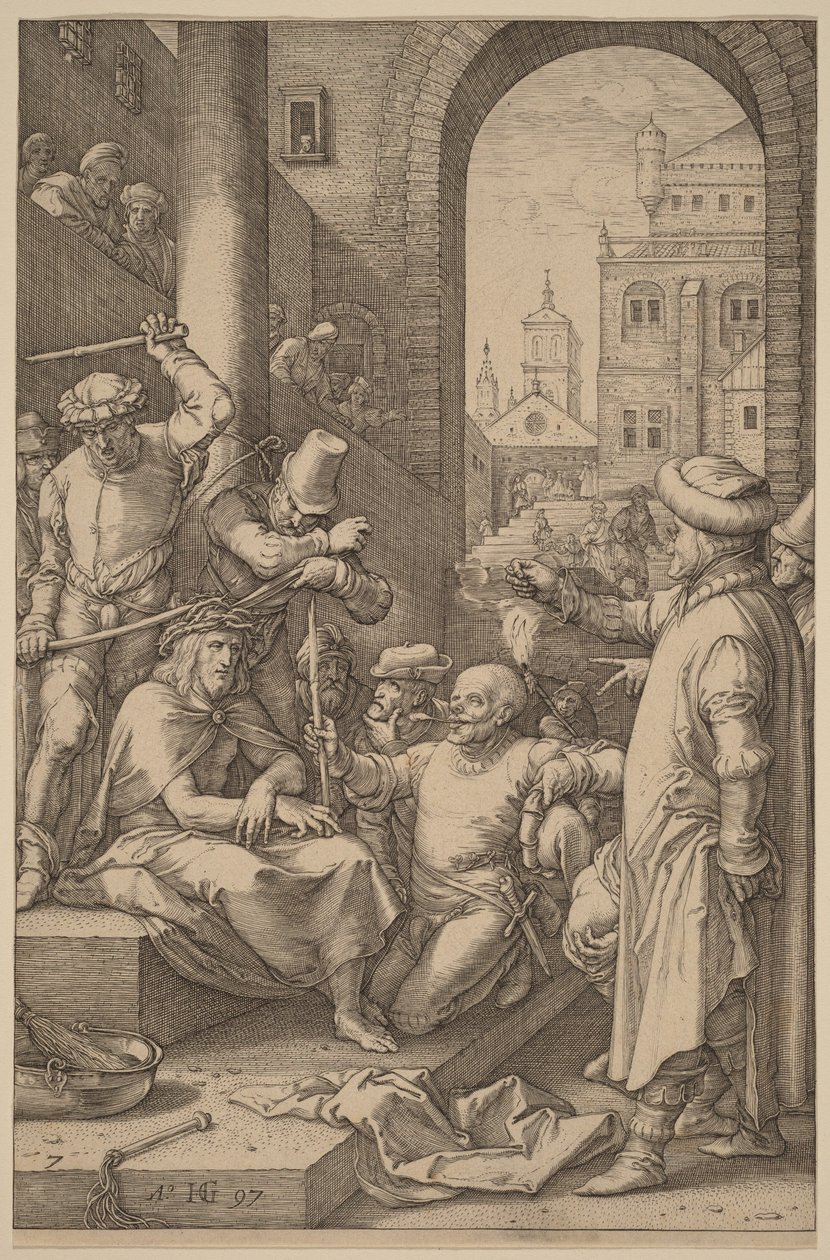 Christ Crowned with Thorns by Hendrick Goltzius