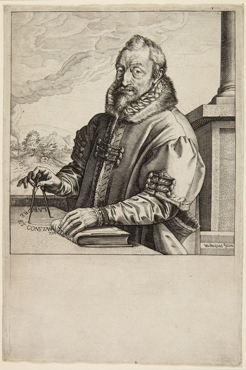 Christopher Plantin by Hendrick Goltzius