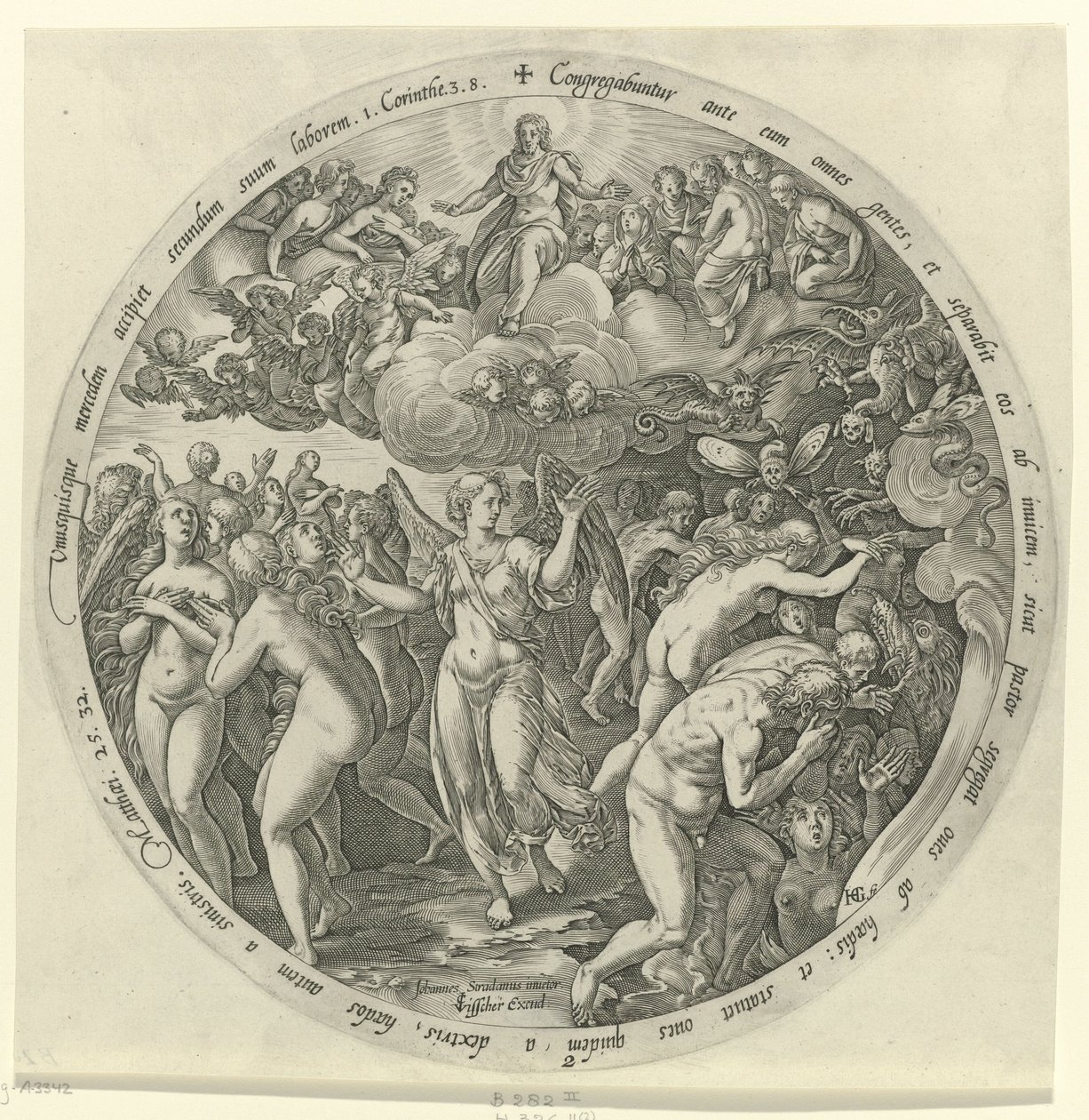 The Blessed are Separated from the Cursed (The Last Judgment) by Hendrick Goltzius