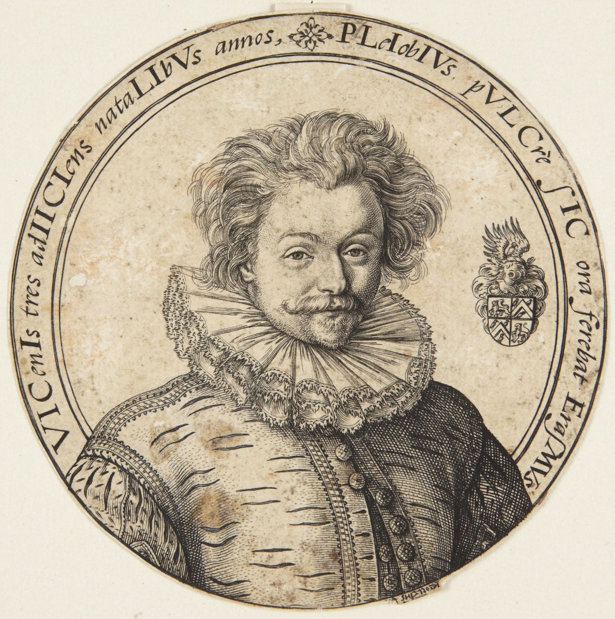 Erasmus Pleiobius by Hendrick Goltzius