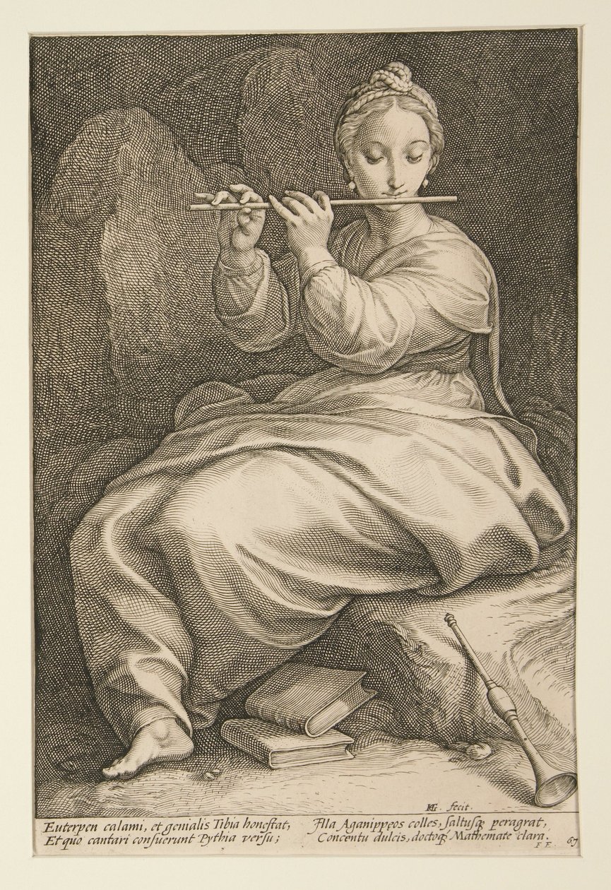 Euterpe, Plate 6 from the Series 