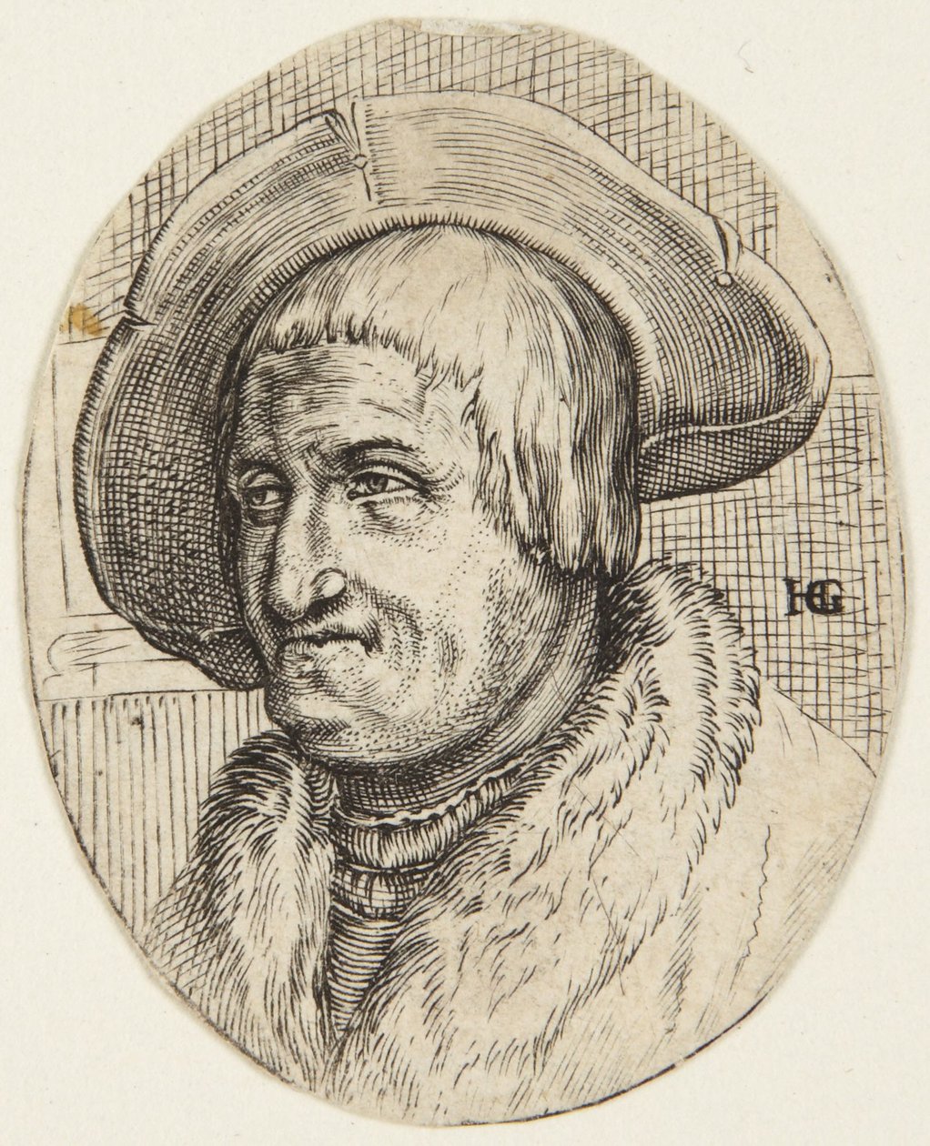 Fantasy Portrait of an Old Man with a Hat by Hendrick Goltzius