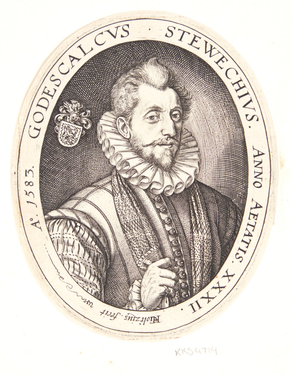 Godescalcus Stewechius by Hendrick Goltzius