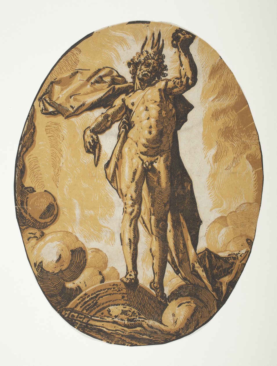Helios by Hendrick Goltzius