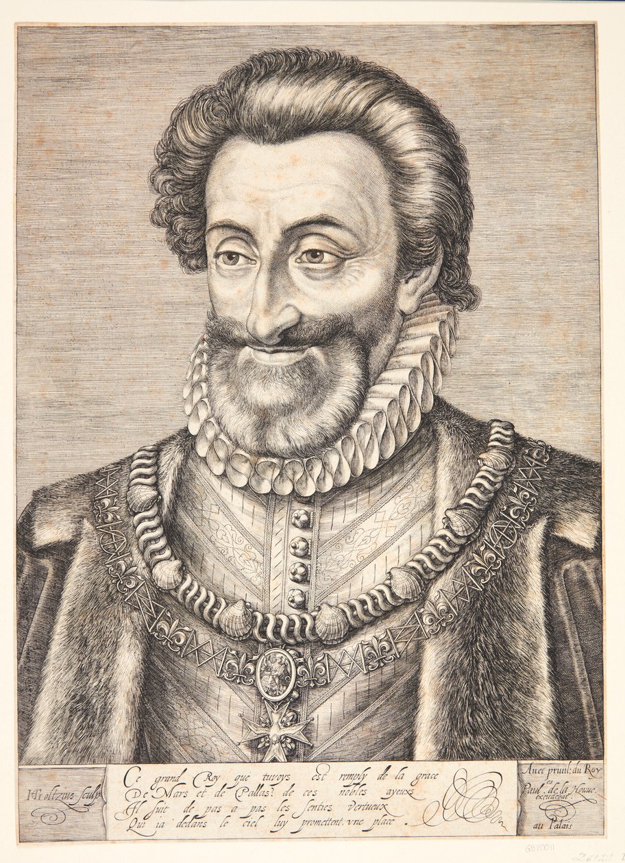 Henry IV, King of France by Hendrick Goltzius