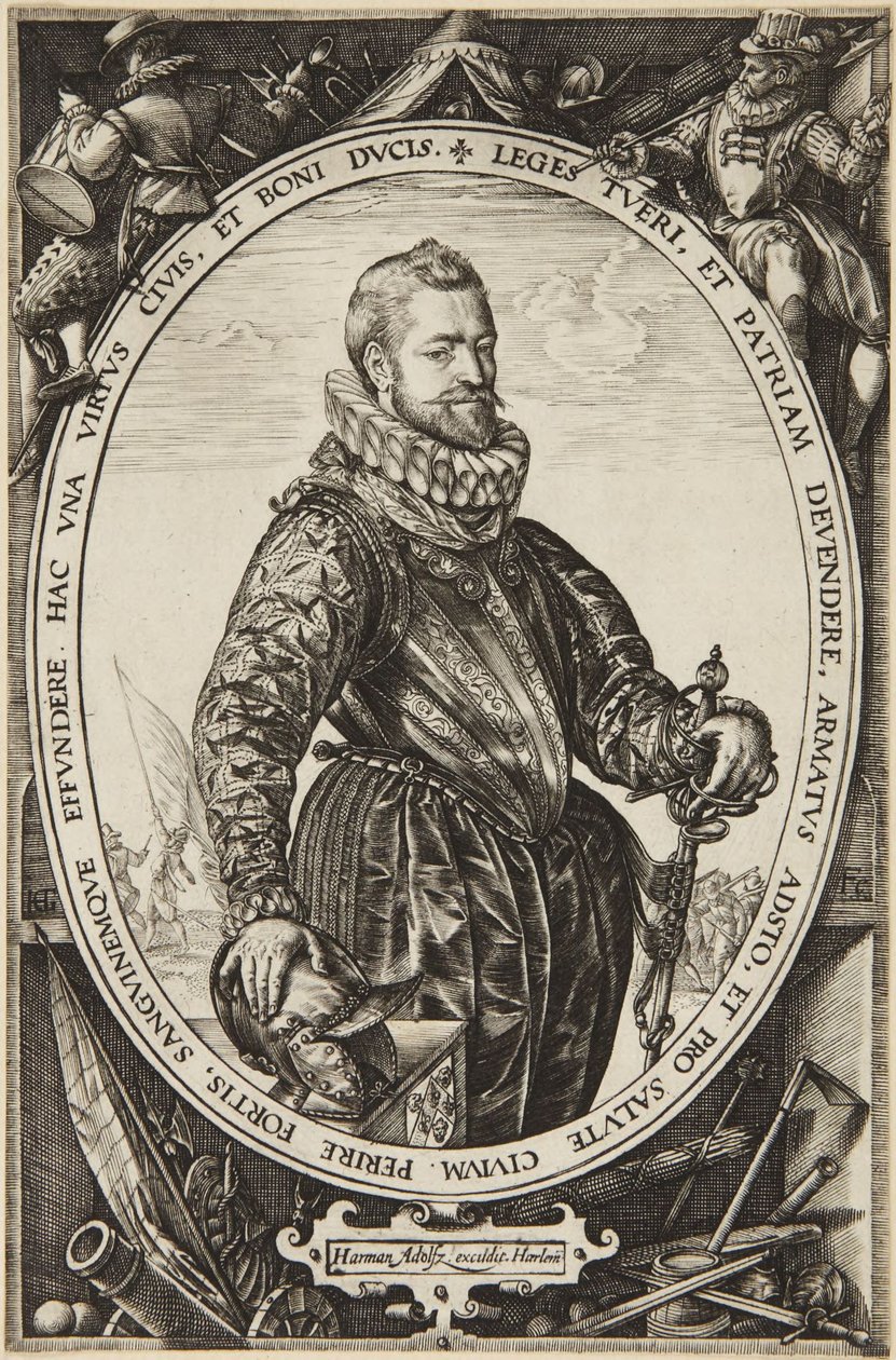Jacques de la Faille by Hendrick Goltzius