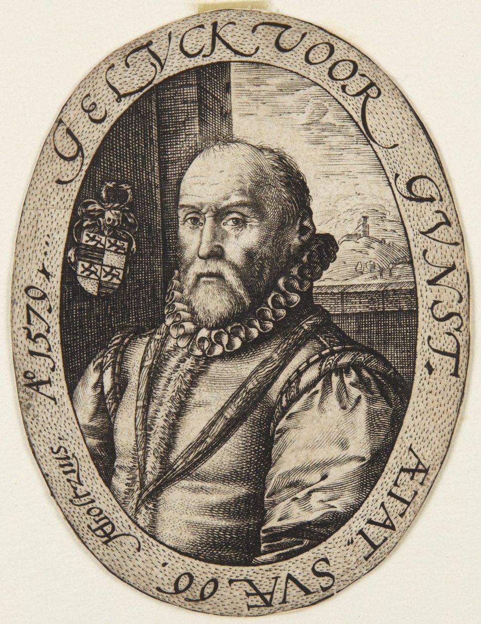 Jan van Broeckhoven by Hendrick Goltzius