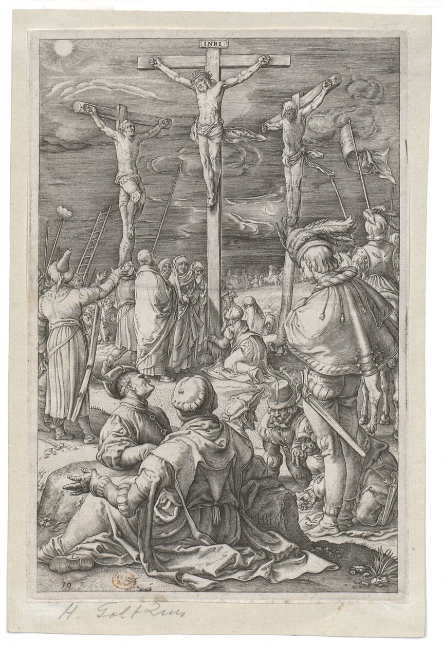 Crucifixion by Hendrick Goltzius
