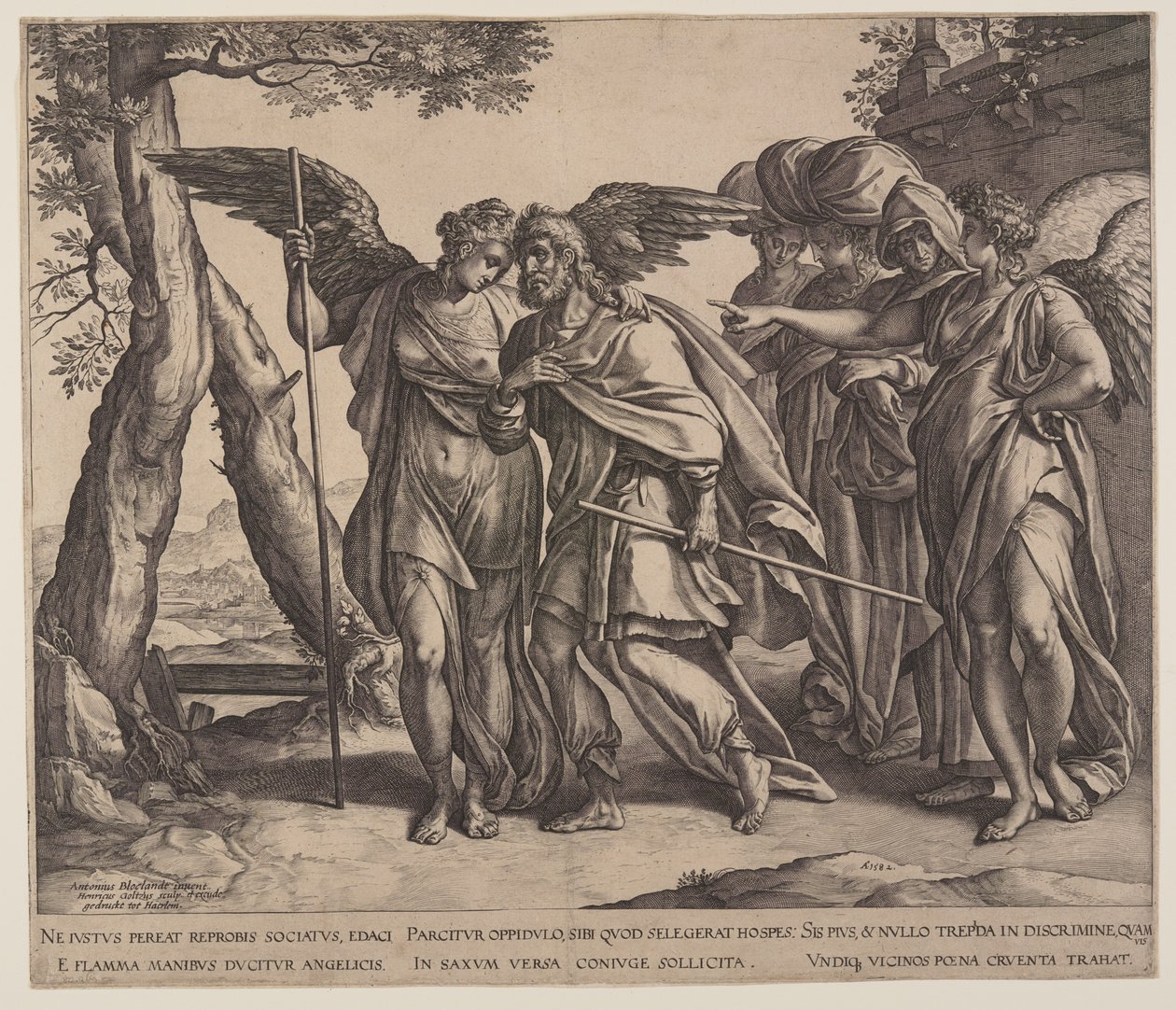 Lot and His Daughters by Hendrick Goltzius