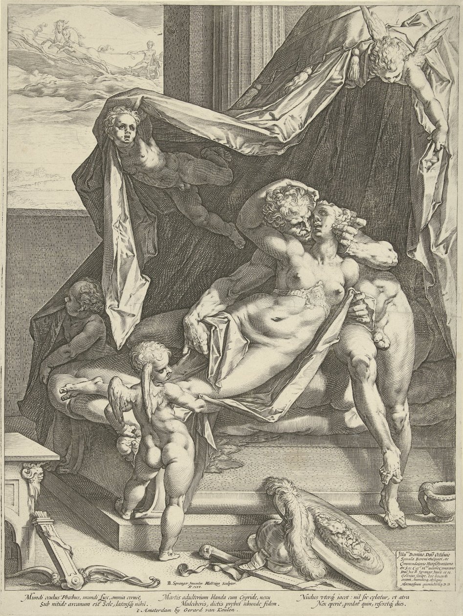 Mars and Venus by Hendrick Goltzius