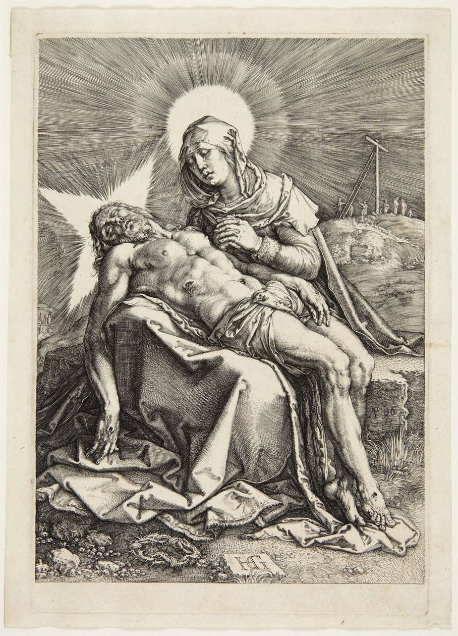 Pieta by Hendrick Goltzius