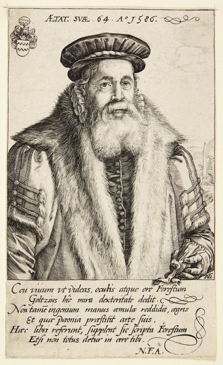 Pieter van Foreest by Hendrick Goltzius