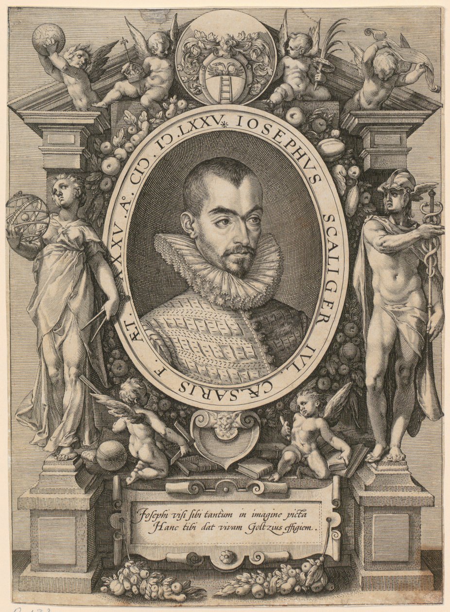 Portrait of Josephus Justus Scaliger by Hendrick Goltzius