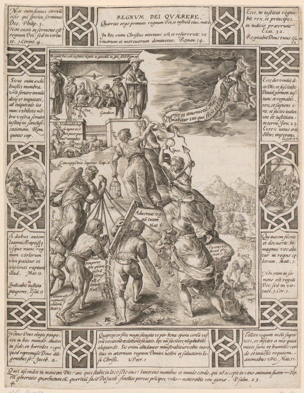 Seek the Kingdom of God, Plate 4 of the Series 