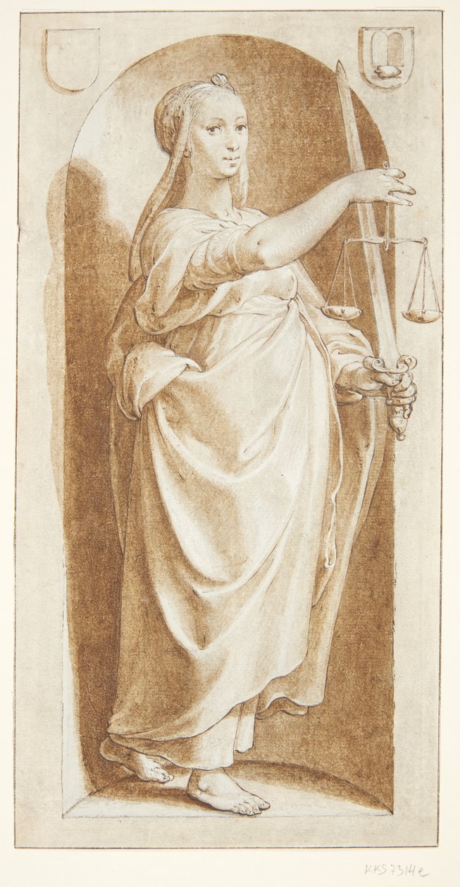 Justice by Hendrick Goltzius