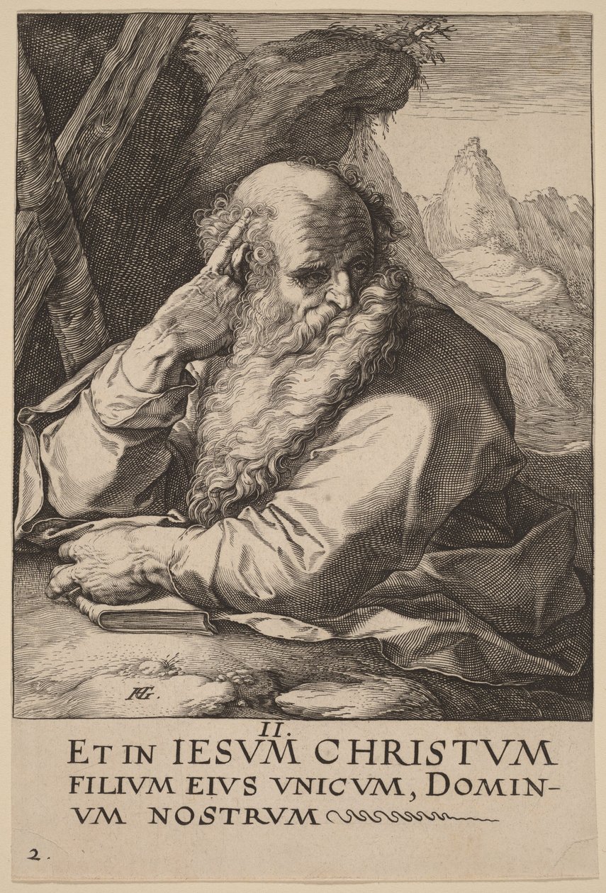 Saint Andrew by Hendrick Goltzius