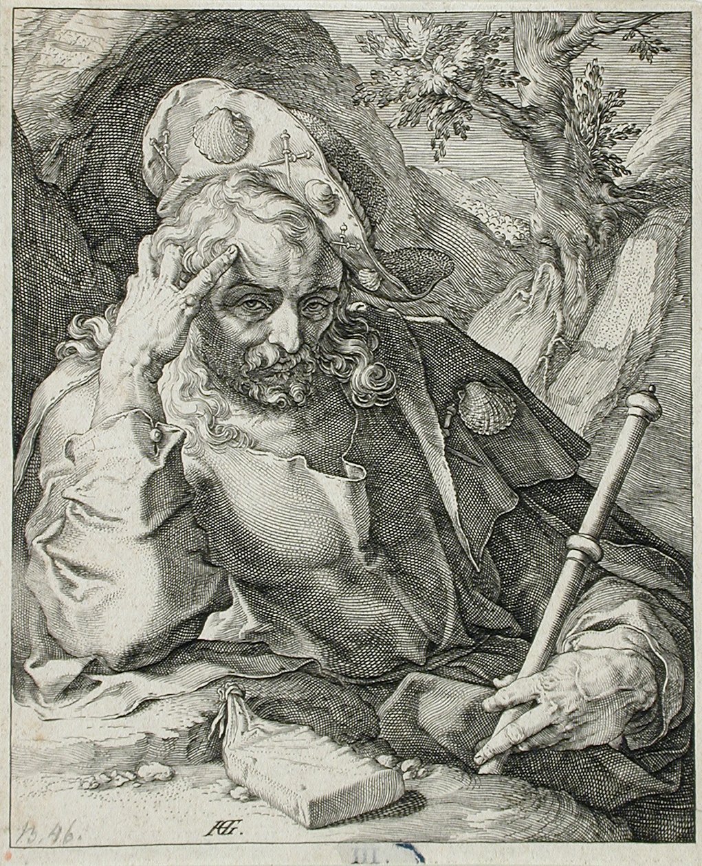 Saint James the Greater by Hendrick Goltzius