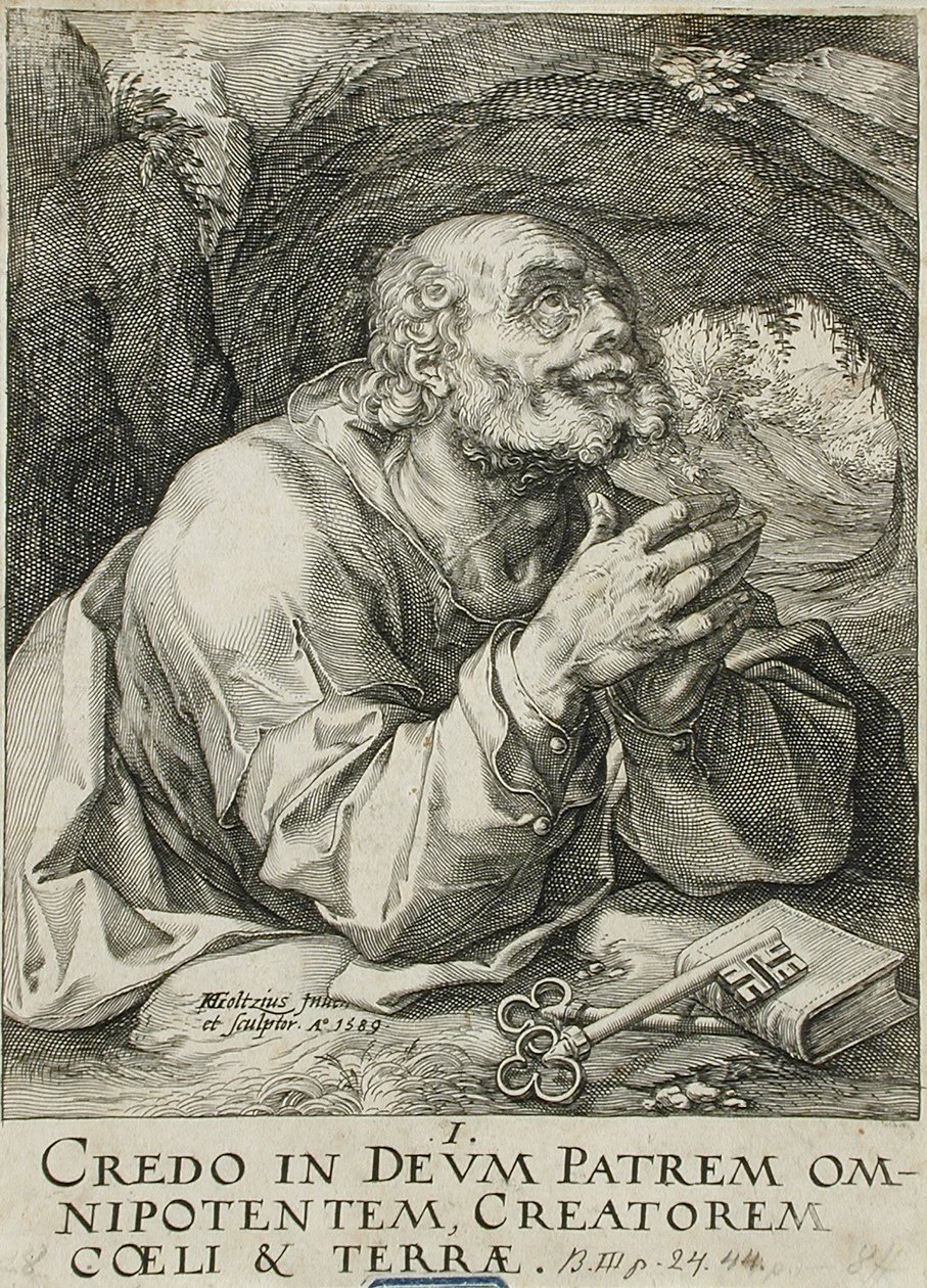 Saint Peter by Hendrick Goltzius