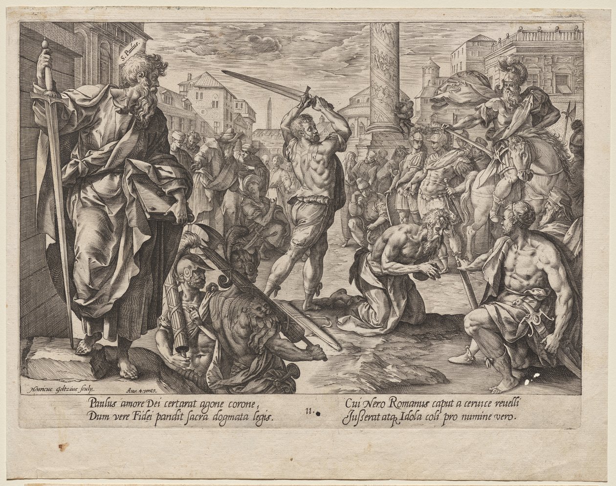 St. Paul by Hendrick Goltzius