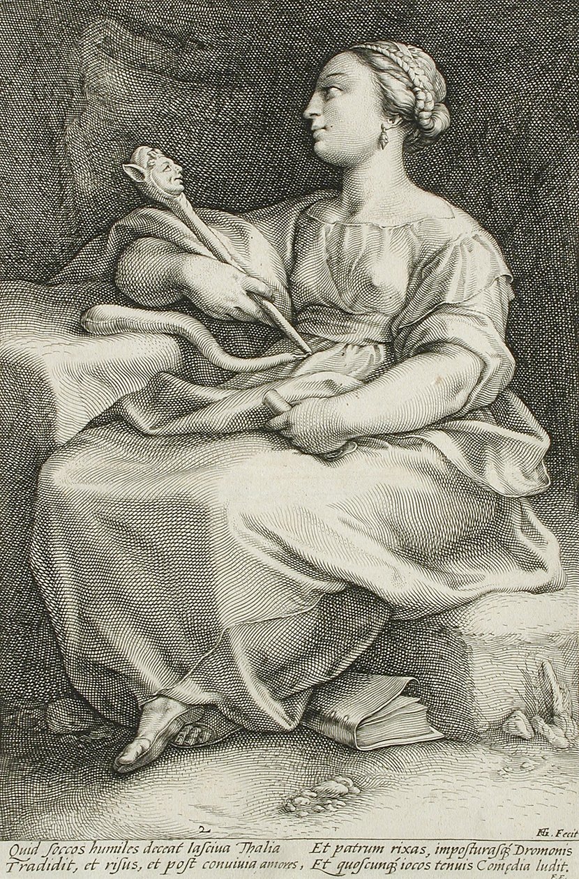 Thalia by Hendrick Goltzius