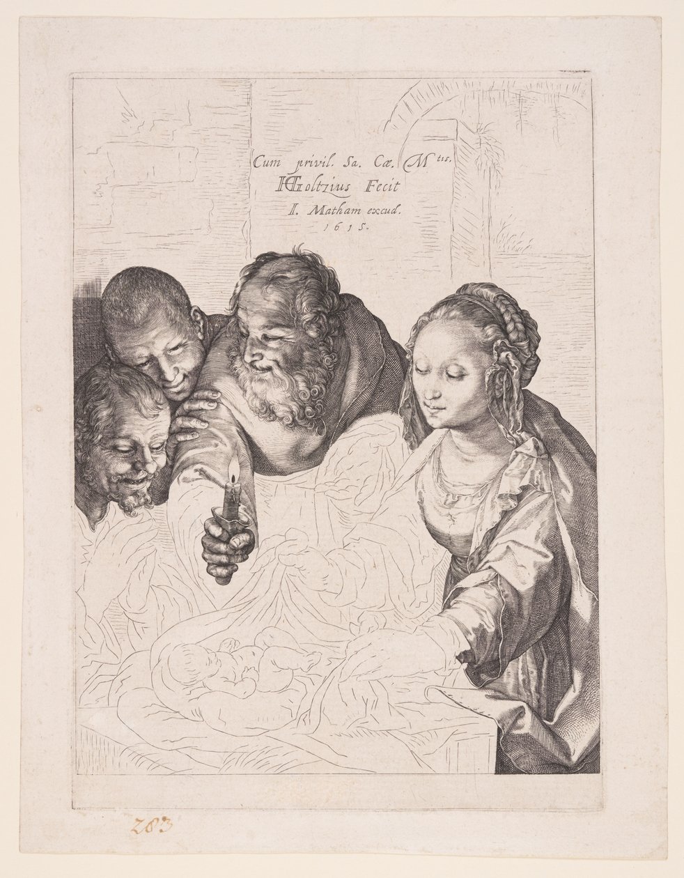 The Adoration of the Shepherds by Hendrick Goltzius