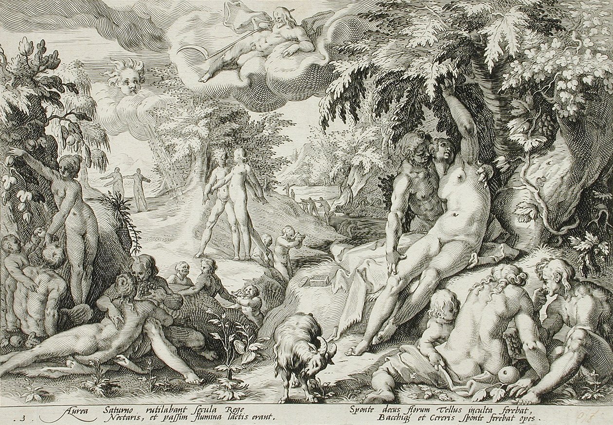 The Age of Gold by Hendrick Goltzius