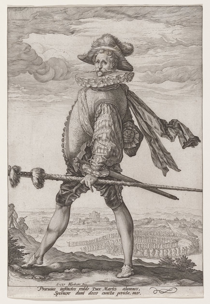 The Captain of the Infantry by Hendrick Goltzius