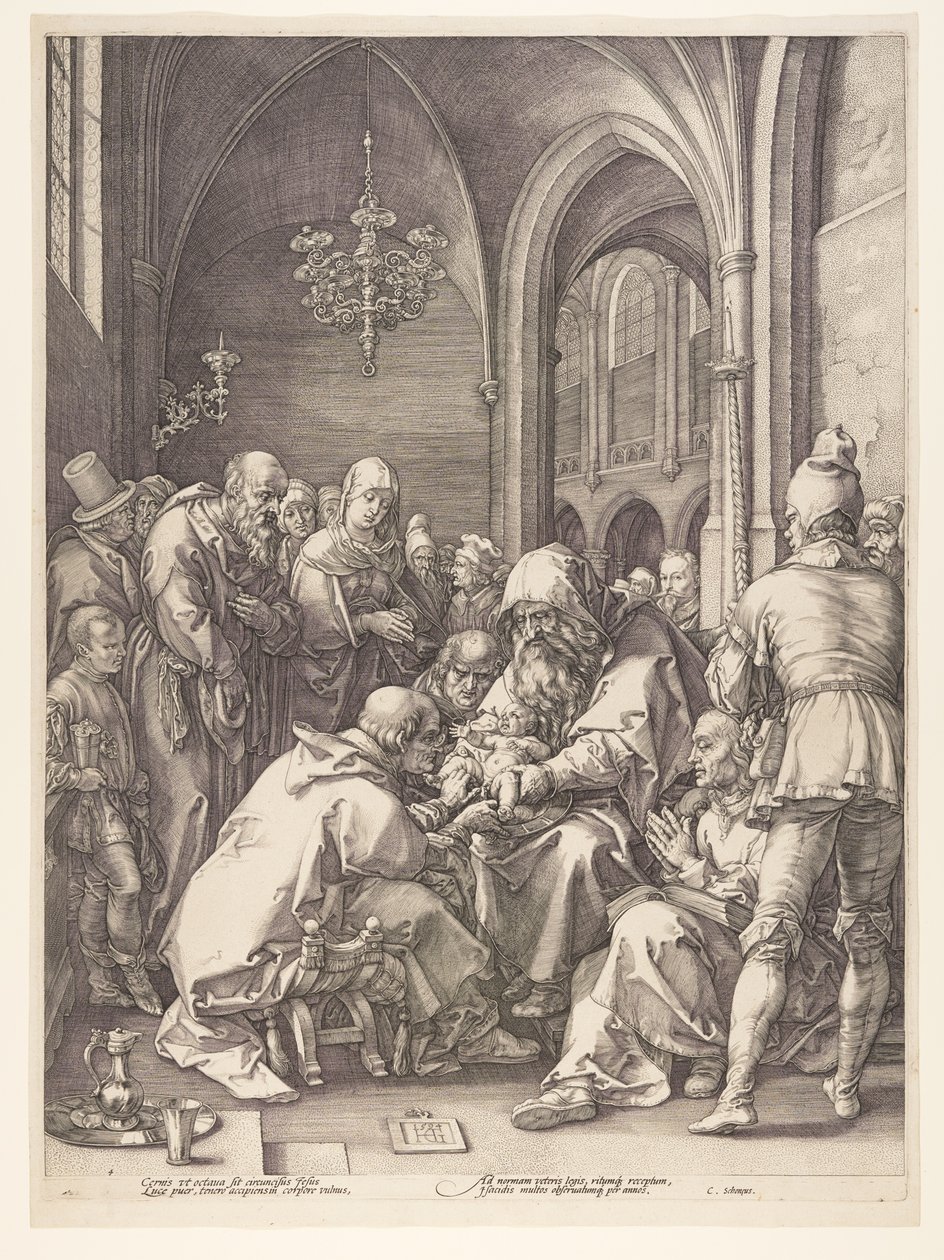 The Circumcision, from The Birth and Early Life of Christ by Hendrick Goltzius