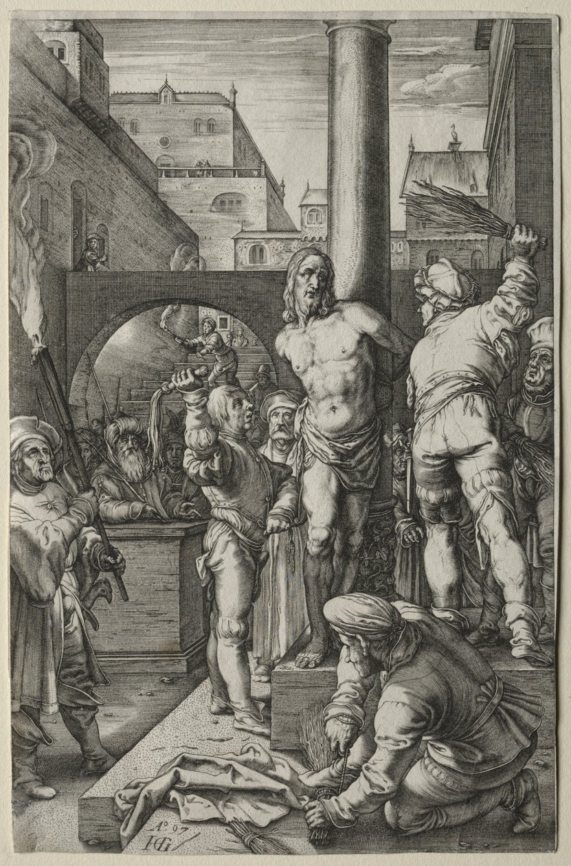 The Passion: The Flagellation by Hendrick Goltzius