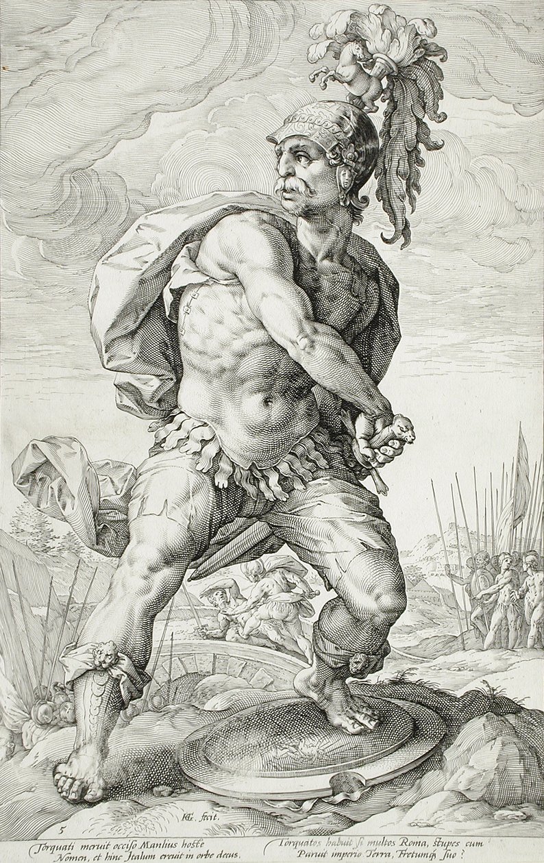 Titus Manlius Torquatus by Hendrick Goltzius