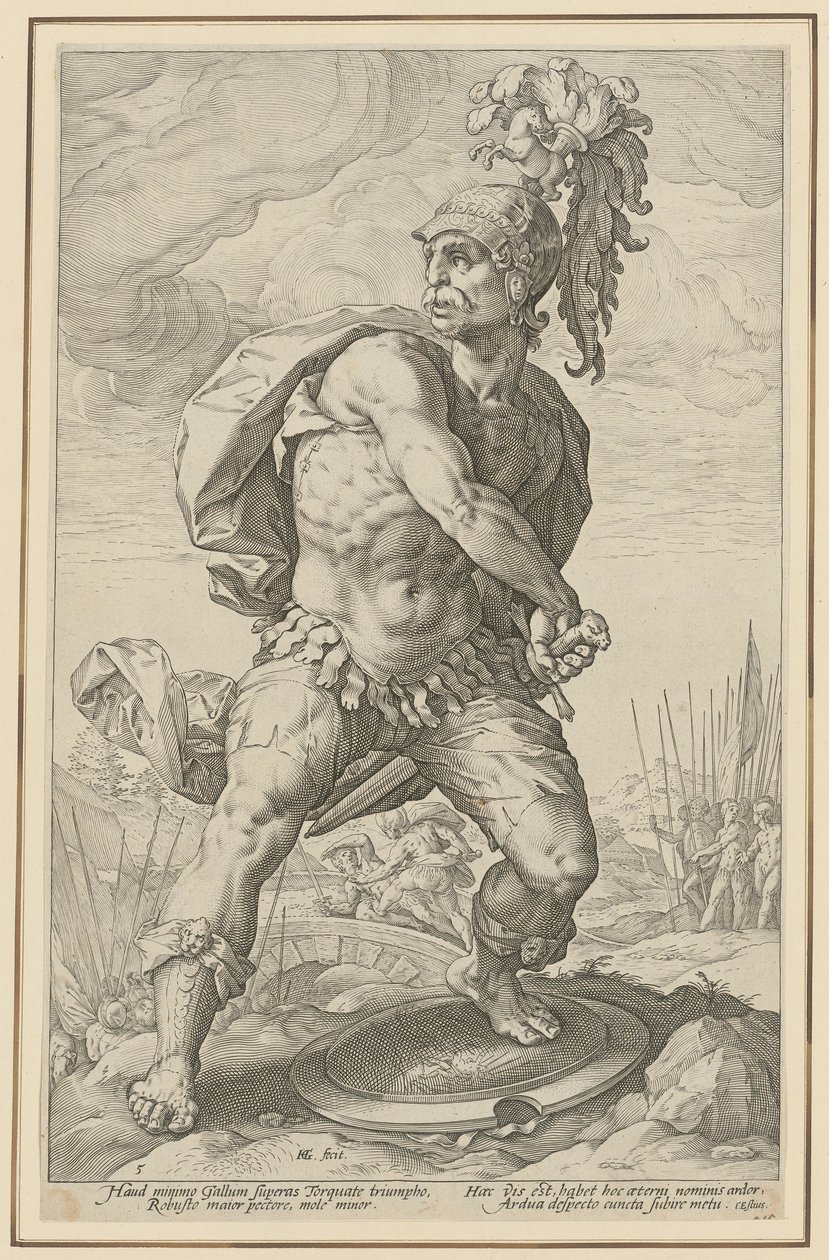 Titus Manlius Torquatus, Plate 5 from the Series 