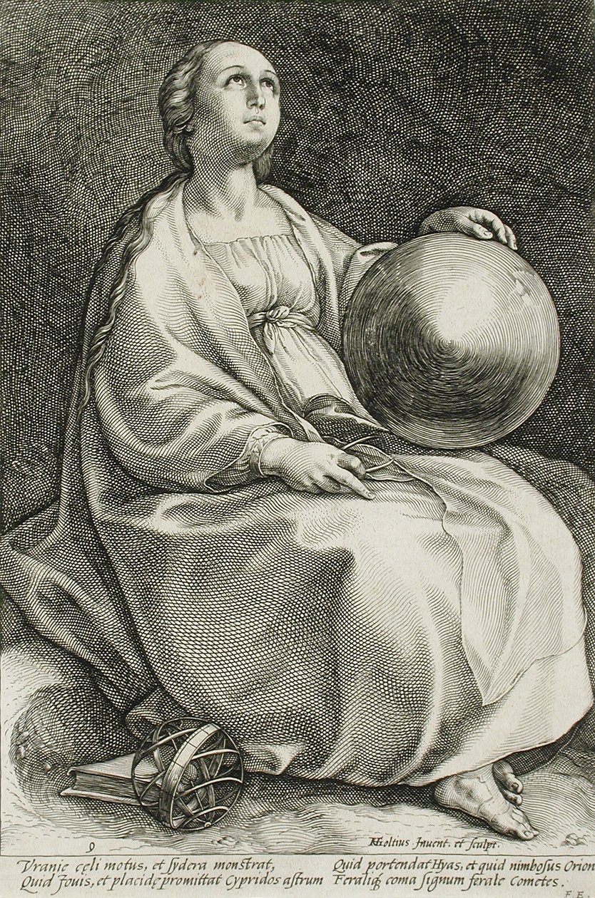 Urania by Hendrick Goltzius