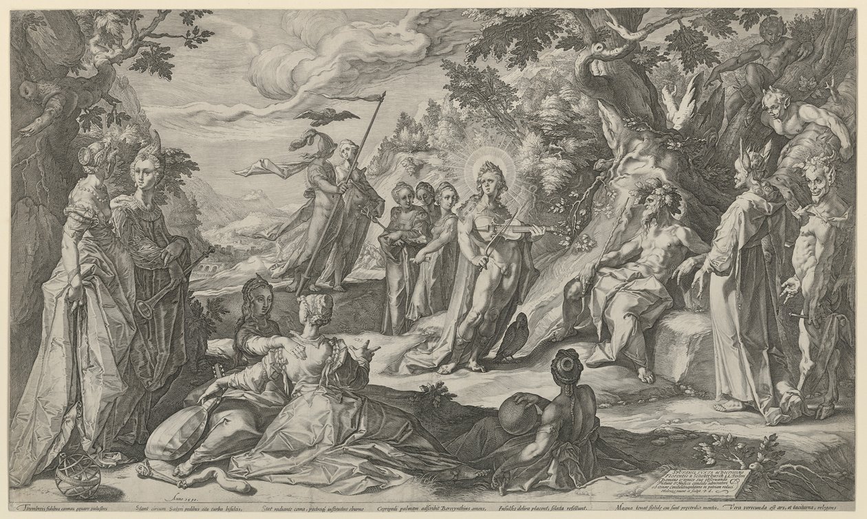 Judgment of Midas by Hendrick Goltzius