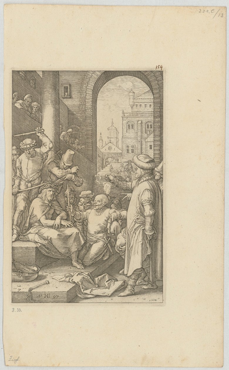 Mocking of Christ, Plate 7 from the Series 