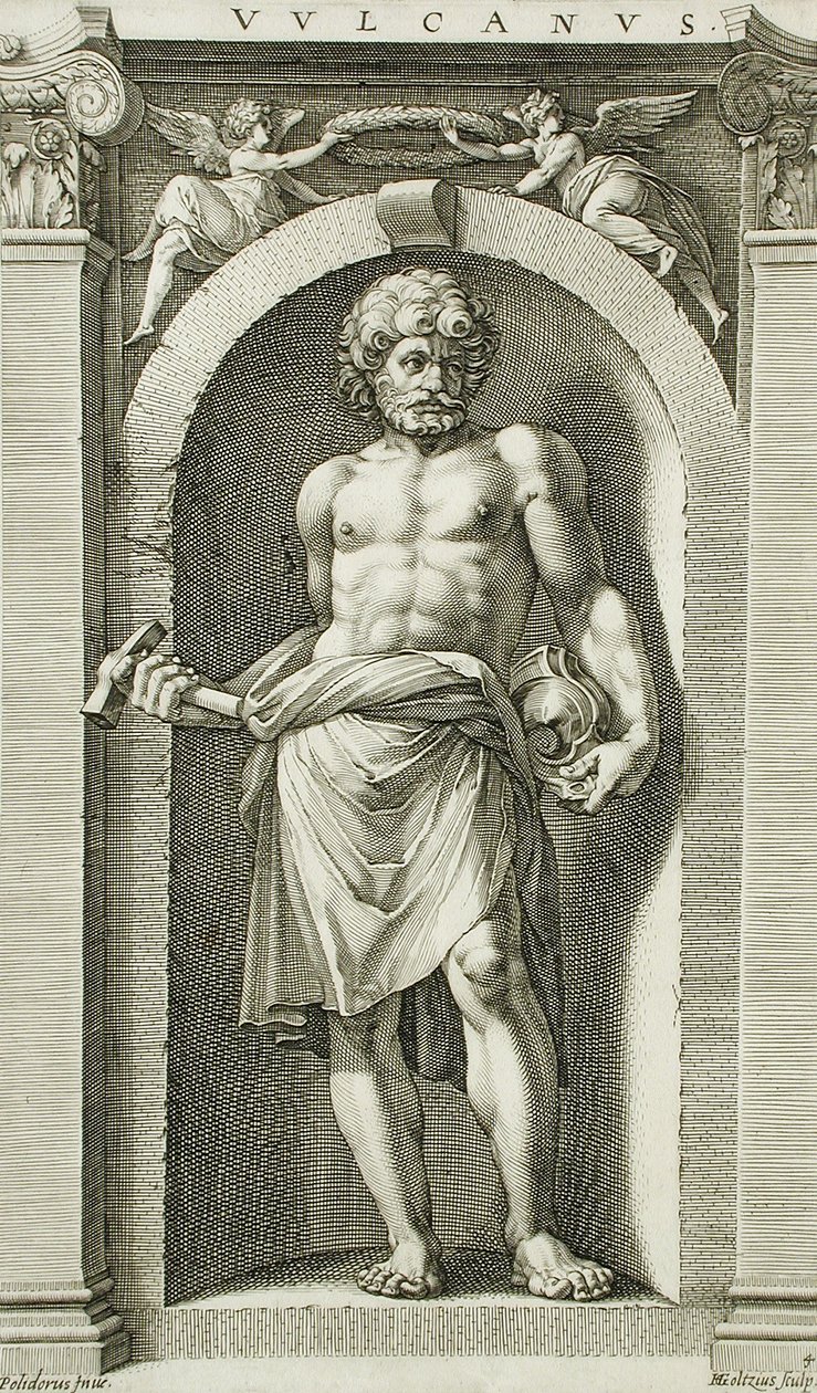 Vulcan by Hendrick Goltzius