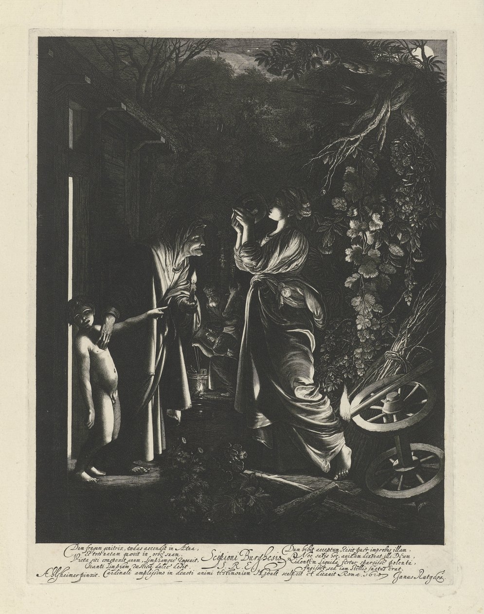 Mocking of Ceres by Hendrick Goudt