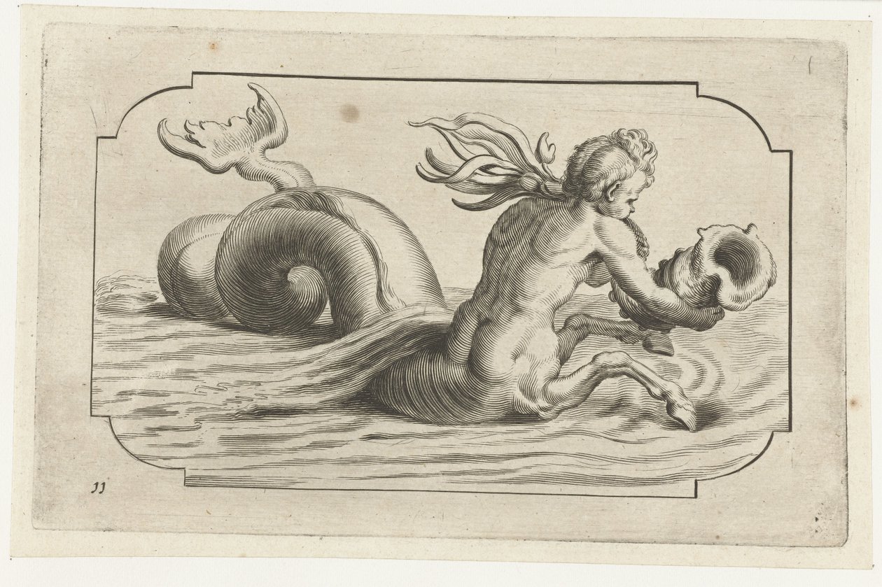 Seahorse with a Male Upper Body by Hendrick de Keyser (I)