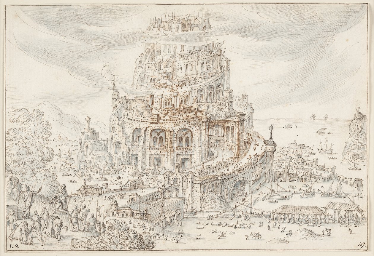 Tower of Babel by Hendrick van Cleve III