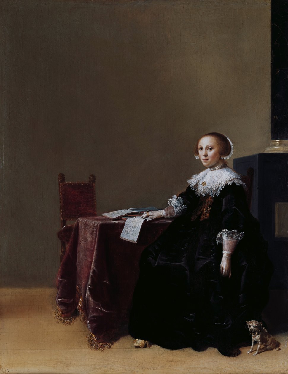 Portrait of a Young Woman by Hendrick Gerritsz Pot