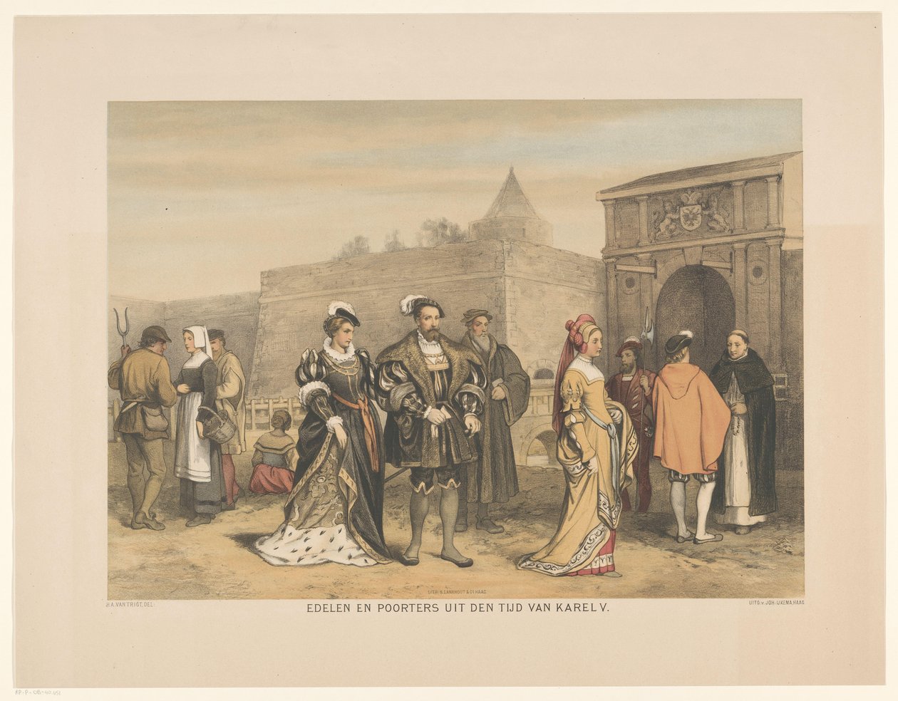 Sixteenth-Century Nobles and Citizens by Hendrik Albert van Trigt