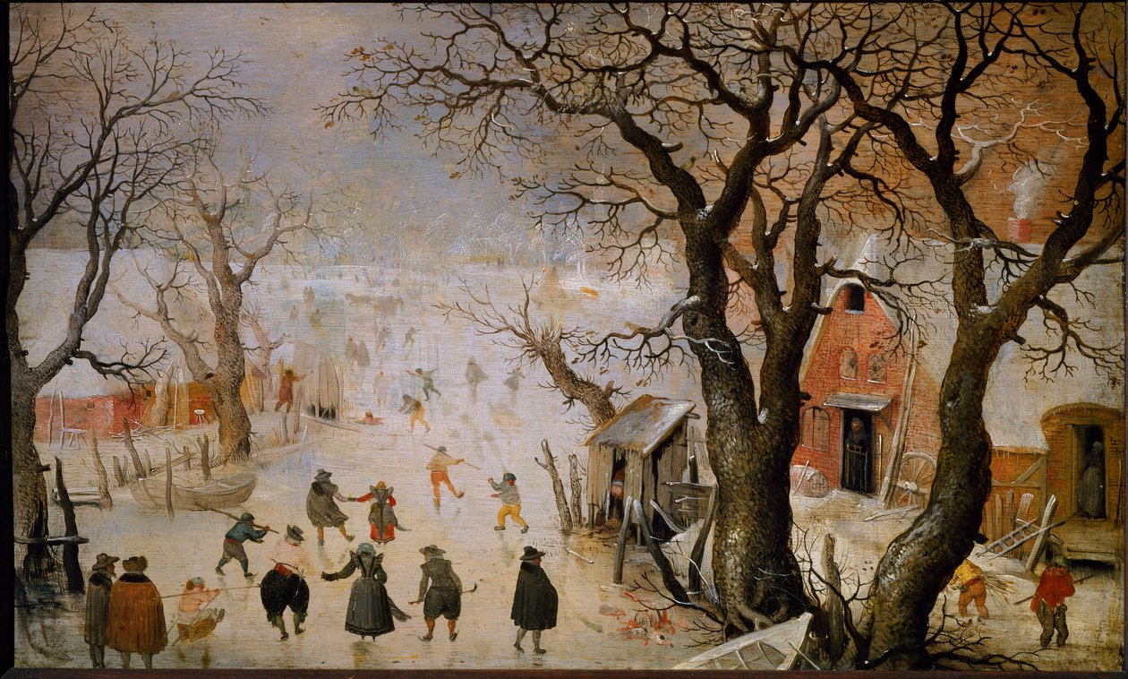 Winter Landscape in the Netherlands by Hendrik Avercamp