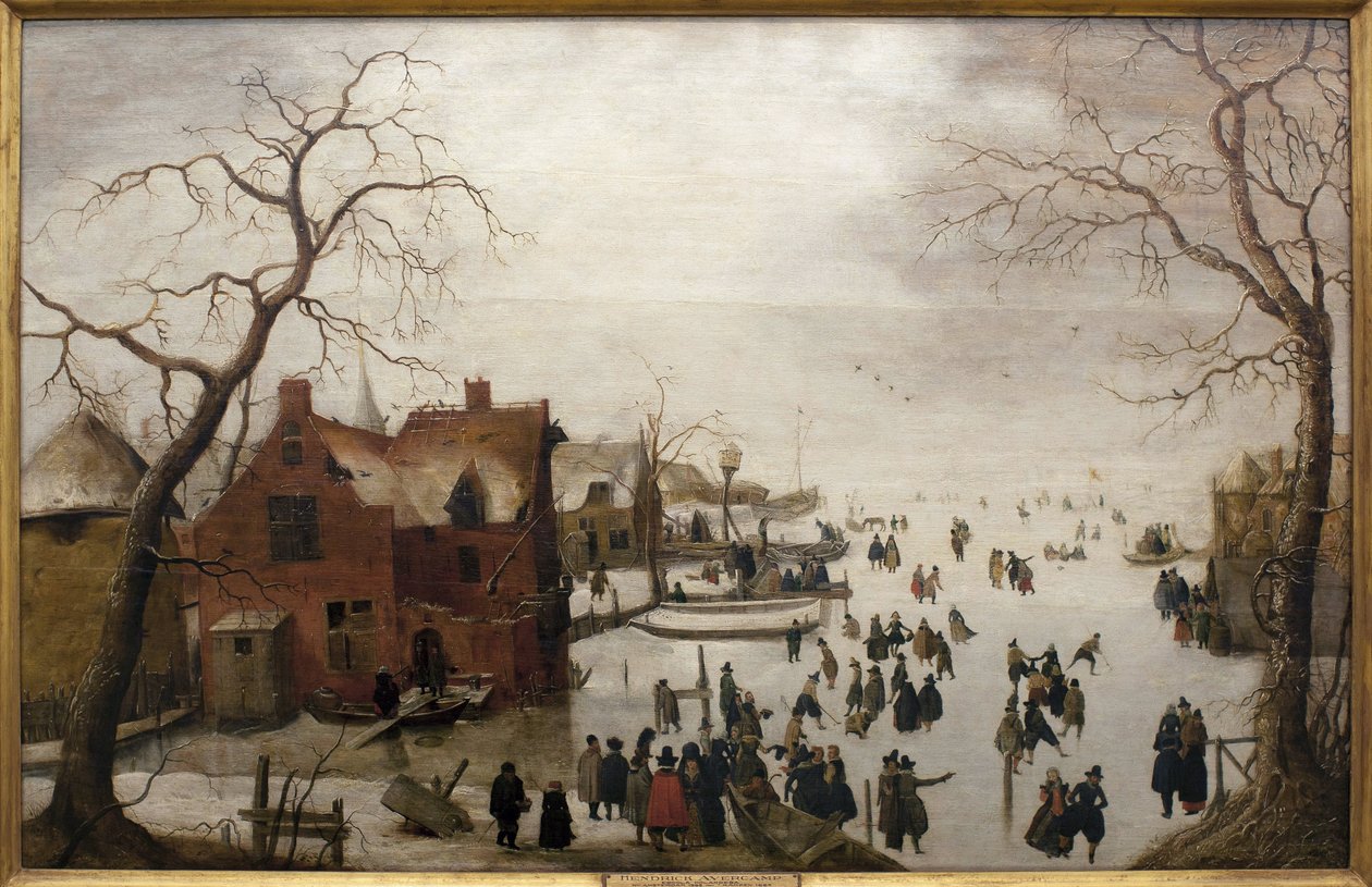 Winter Scene (circa 1620) by Hendrik Avercamp