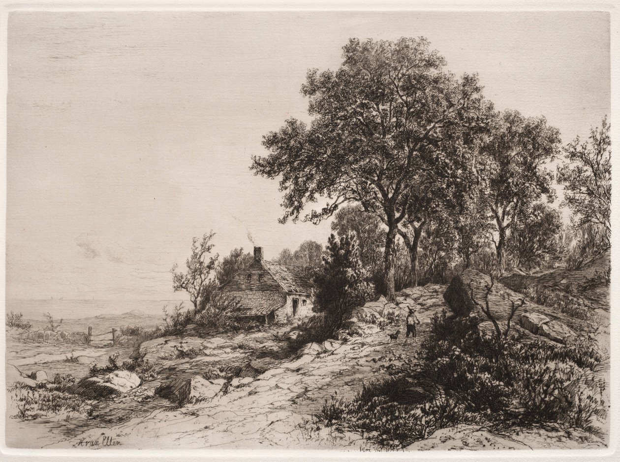 Cottage by the Sea by Hendrik Dirk Kruseman van Elten