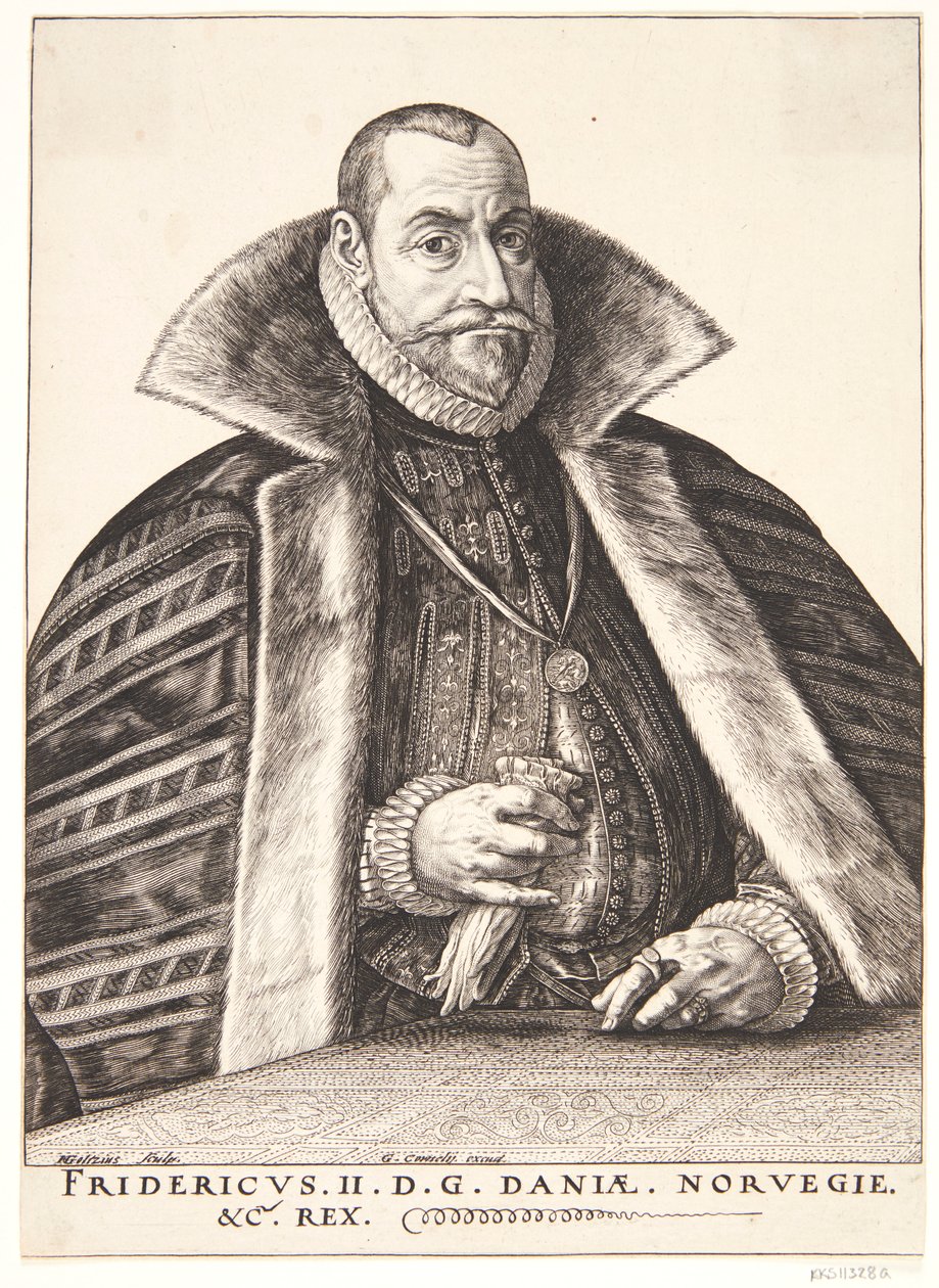 Frederick II, King of Denmark and Norway by Hendrik Goltzius