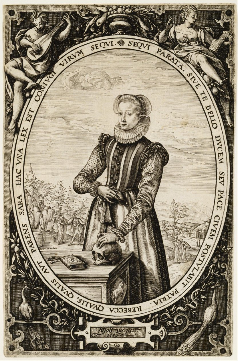 Josina Hamels by Hendrik Goltzius