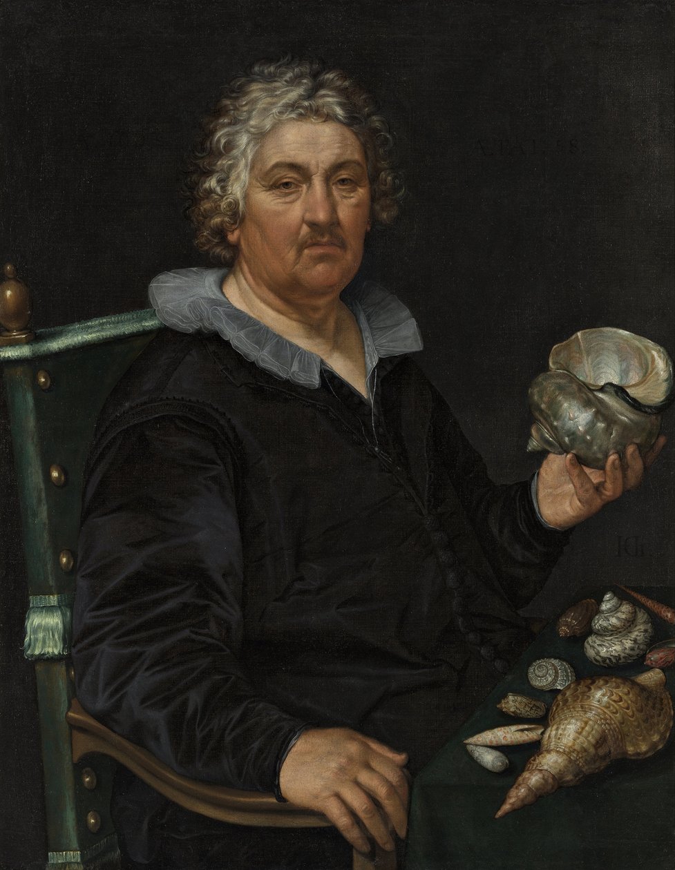Portrait of Jan Govertsz. van der Aer by Hendrik Goltzius