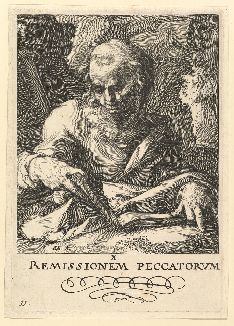 St. Simon by Hendrik Goltzius